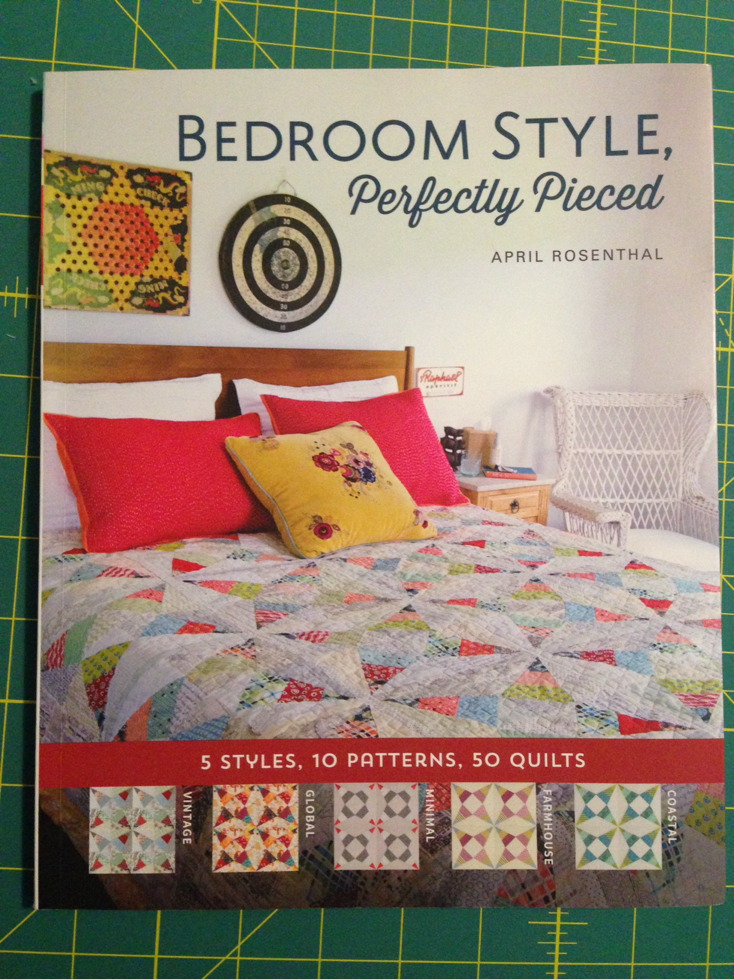 Inspiration from April Rosenthal's Book: Bedroom Style, Perfectly Pieced - Quilting Progress at Stacey Sansom Designs
