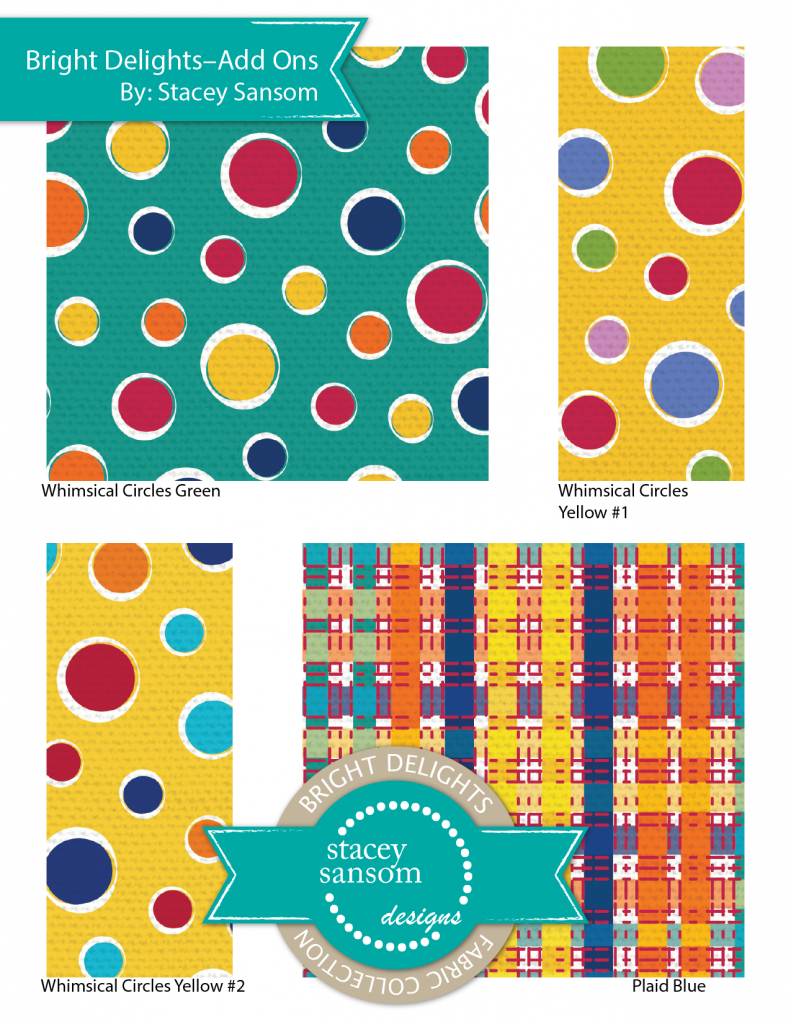 Stacey Sansom Designs Bright Delights Fabric Collection