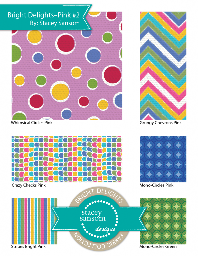 Stacey Sansom Designs Bright Delights Fabric Collection