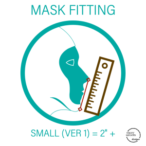 Mask Fitting - Small Fitted Face Mask | Stacey Sansom Designs